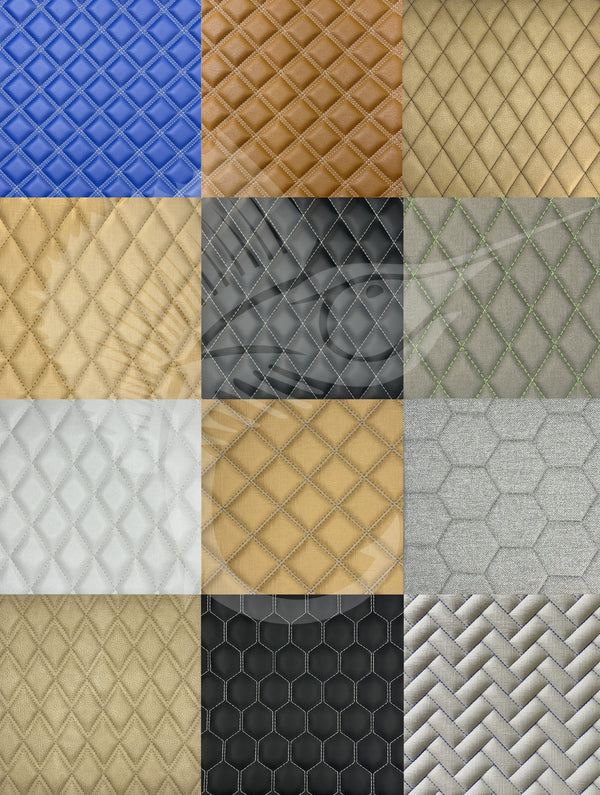 Marine wholesale vinyl quilting in multiple colors and fabric patterns