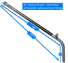 Carbon Fiber Topping Lift Pole - Powder coated 3Ft or 4Ft.