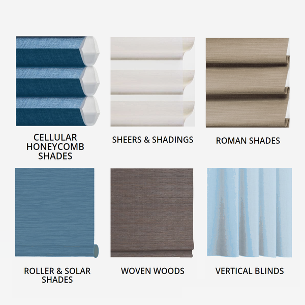 Honeycomb Shades, Roller Shades and allot more..