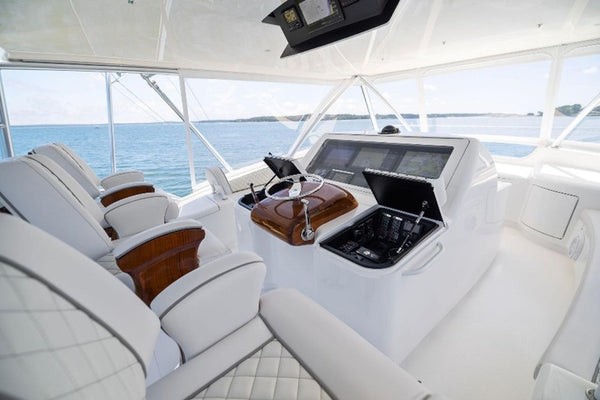 hem upholstery white on viking sportfish