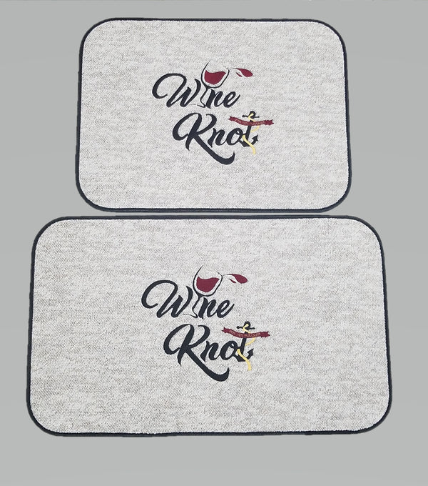 Custom embroidered boarding mats
