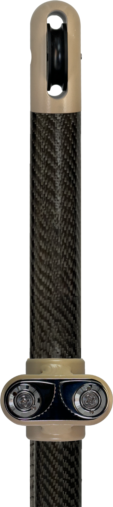 tan carbon fiber sunfly shade pole powdercoated