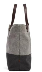 Sunbrella 1961 Tote side view in stone color