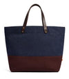 Sunbrella 1961 Tote Indigo color side view