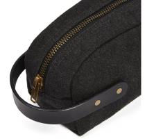 Sunbrella Andy Travel Kit - Char color with zipper clozed