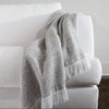 Sunbrella Herringbone Indoor Outdoor Throw Ashe color
