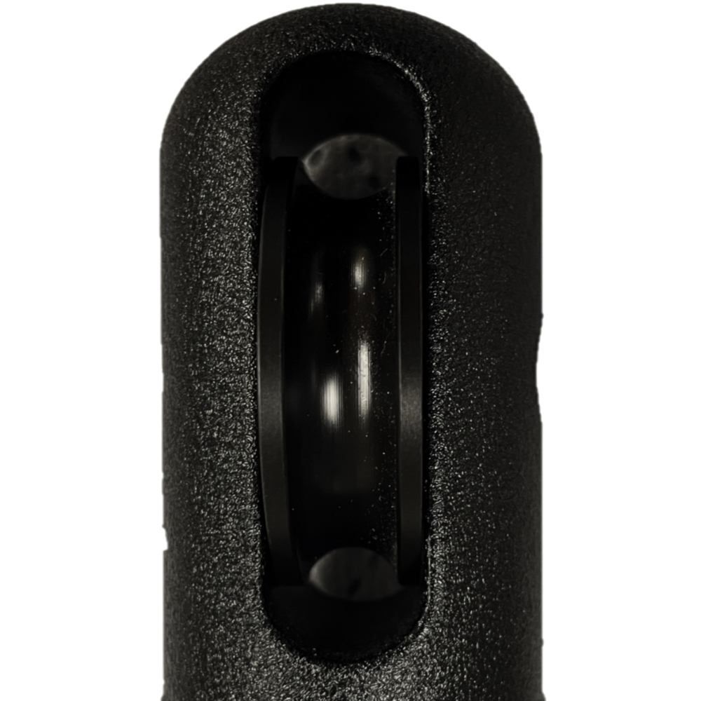 Black Leather Powder Coated Fitting sun shade pole