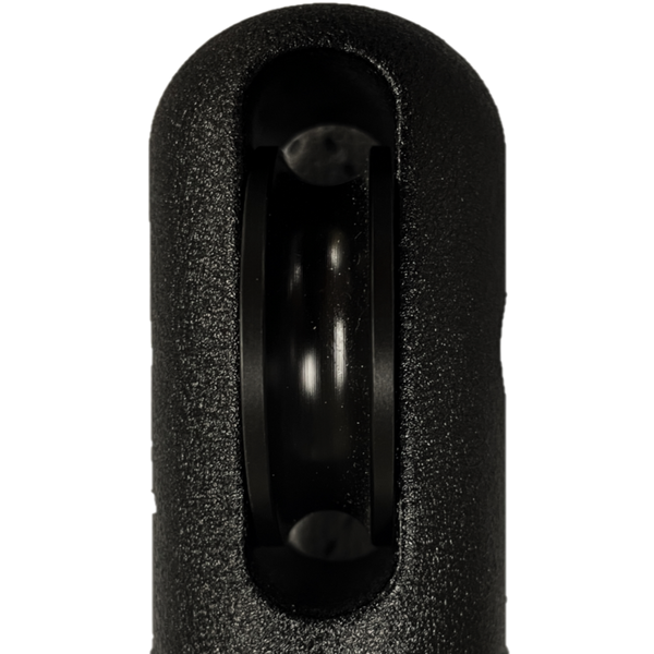 Black Leather Powder Coated Fitting sun shade pole