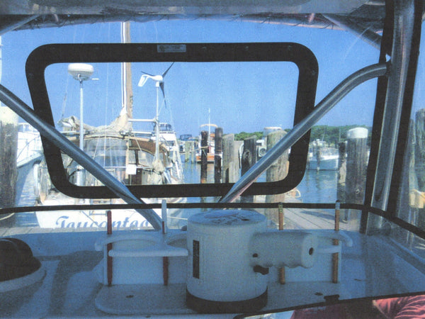 Bridgemaster window on sportfish