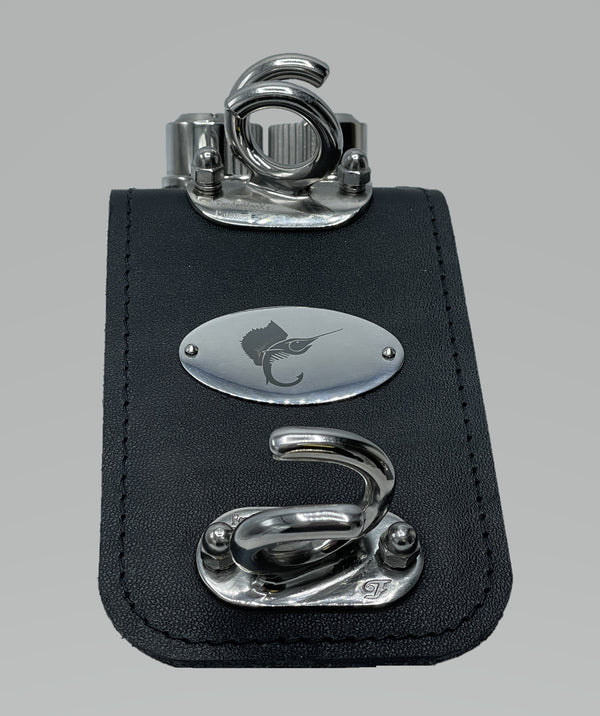 Laser engraved 316 SS - fender hook nameplate - Canvasdesigners