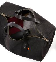 Sunbrella glen duffle open bag