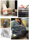 Heirloom Collection Indoor Outdoor Throws collage of chairs