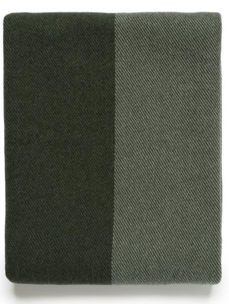 Heirloom Collection Indoor Outdoor Throw moss color