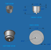 Replacement - Stainless Steel drink cupholder. - Canvasdesigners
