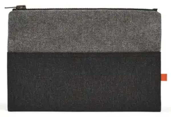 Sunbrella Lille Zip Pouch stone color with zipper