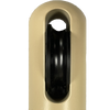 Tan_Leather_Powder_Coated sun shade pole _Fitting