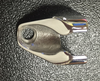 stainless steel track cap for Costa track top view with black starboard