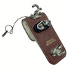 tan brown leather yacht fender hook