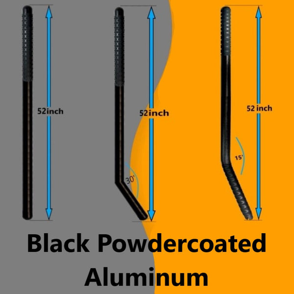 Elevate Your Boating Safety and Style with the Black Powder Coated Aluminum Boarding Grab Rail