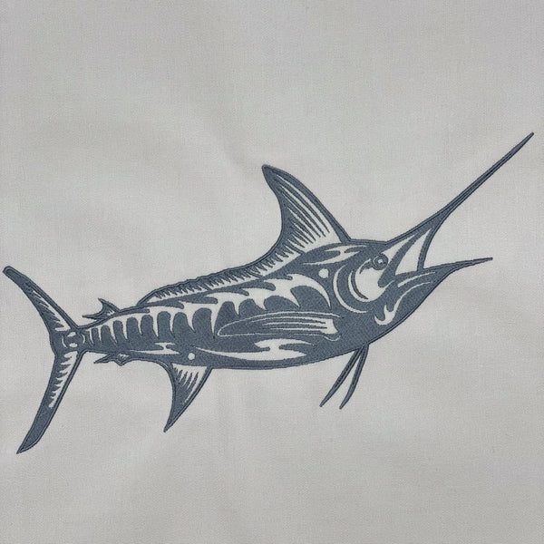 Custom Embroidery & Sea Life Art by Cary ChenOur embroidery machine has 15 needles, contains a 2,000,000 stitch memory, and can stitch 1000 stitches per minute. Embroidery applications include names, designs, logos, bags, blankets, etc.