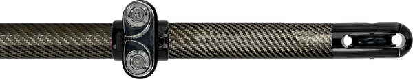 black carbon fiber sunfly shade pole anodized
