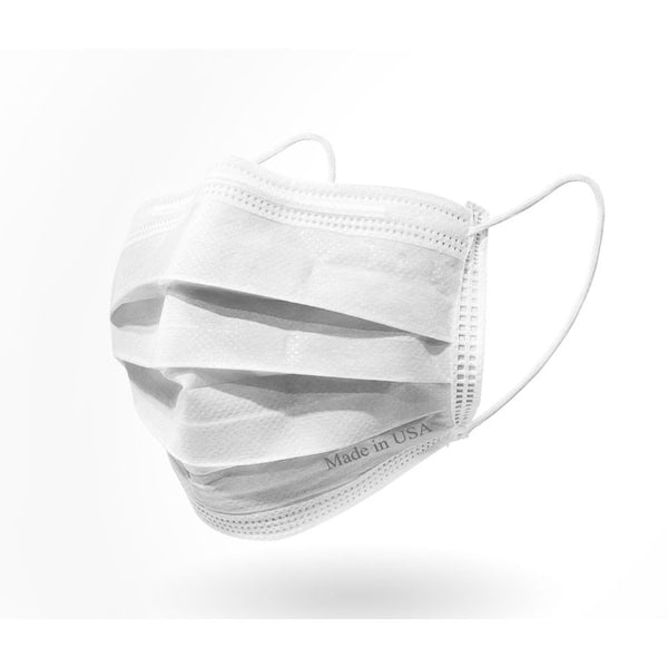 White Premium Disposable Face Mask Box of 50 masks