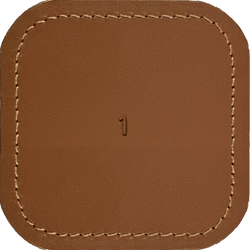 WOW number 1 Brown leather texture sample